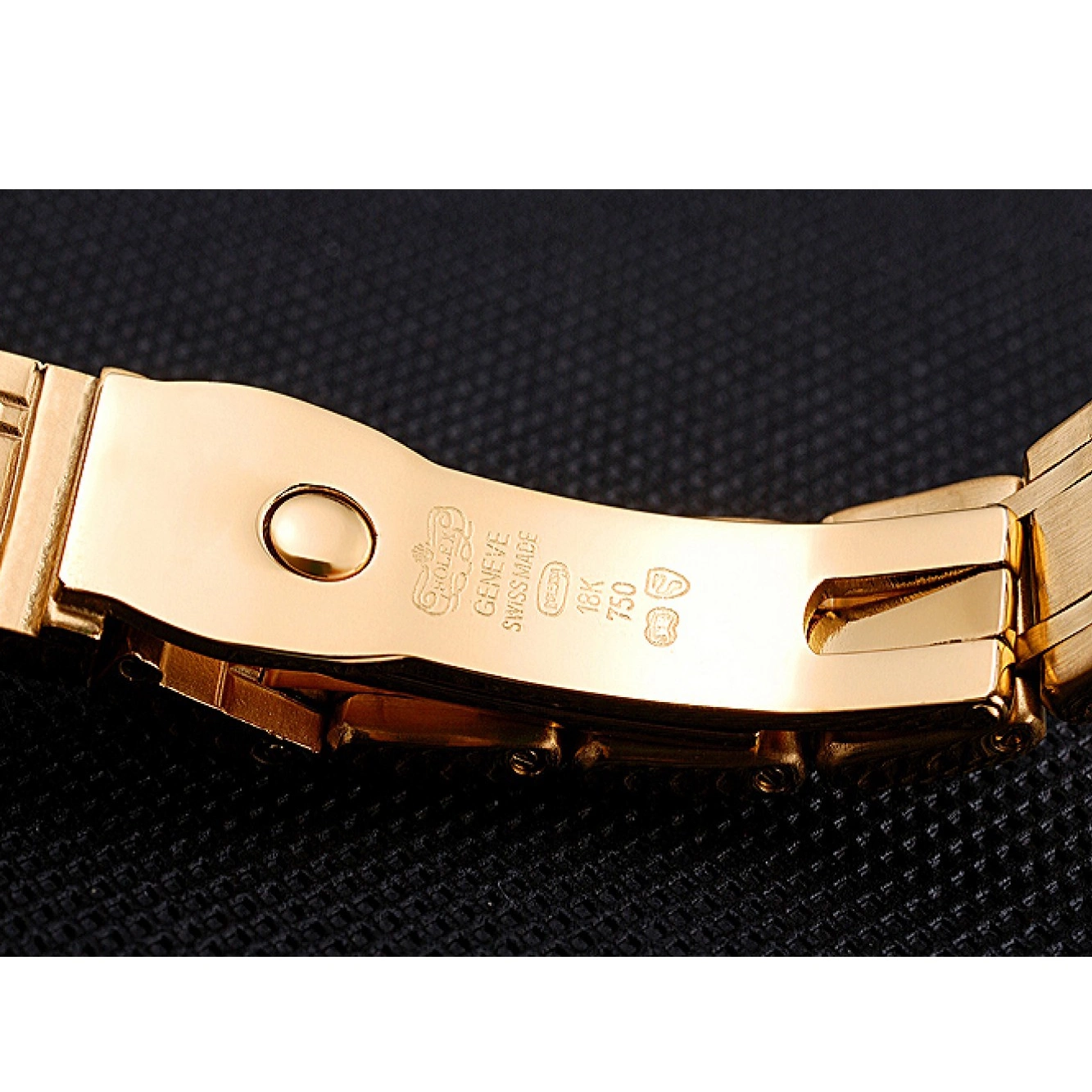 Aaa replica 622835 Dial And Pink Diamond Case Bezel Jewels Rolex Gold Datejust Bracelet 0806